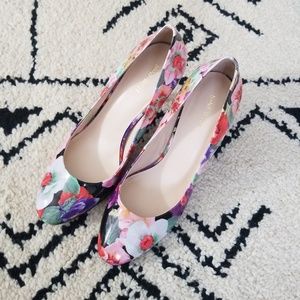 Floral Nine West Heels